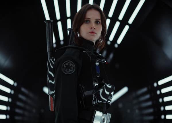 Felicity Jones stars in Rogue One: A Star Wars Story. Picture: Film Frame..© 2016 Lucasfilm Ltd. All Rights Reserved.