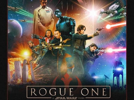 The poster for Rogue One: A Star Wars Story.