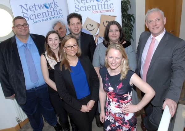 Zara Jackson and her team at Network Scientific. (1611221AM1)