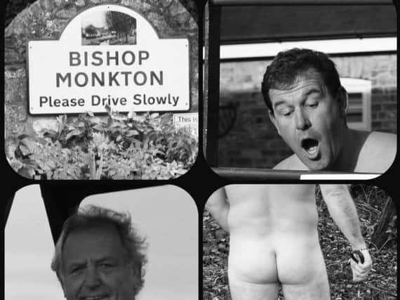 Modesty forbids - Part of the front cover of Bishop Monktons highly successful charity calendar.