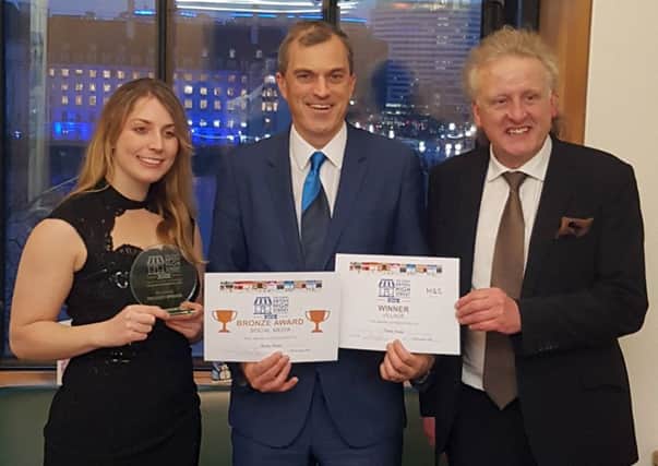 Keith Tordoff and Kirsty Shepherd in London with Julian Smith MP.