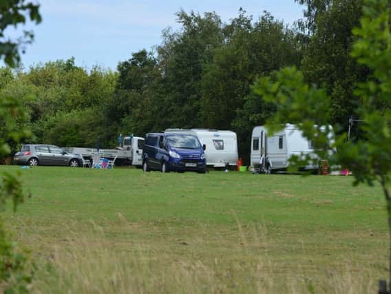Controversy - An example  of a travellers camp.