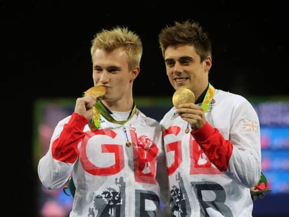Jack Laugher with Chris Mears