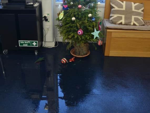 Damage at Bilton Library (s)