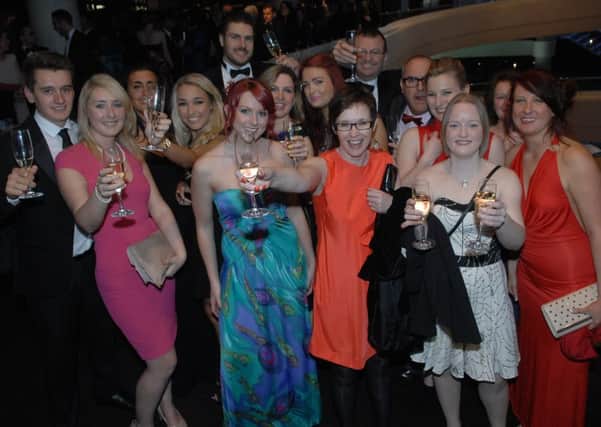 Previous winners making a night of it at the Business Awards.