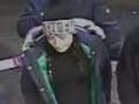 The woman pictured is believed by police to be from the Harrogate area.