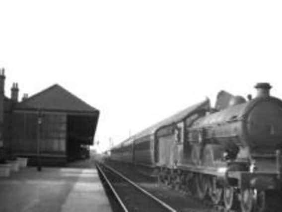 Ripon railway station back in the day.