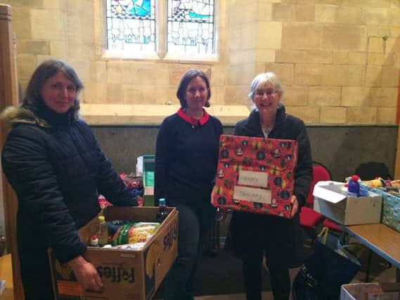 Hundreds of pounds worth of donations were collected for Happy January.