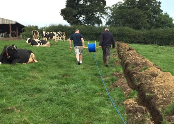 A number of small businesses and farms based near Thorner have enlisted the help of a local B2B telecoms provider to build their own private pure fibre network after suffering from slow connections.