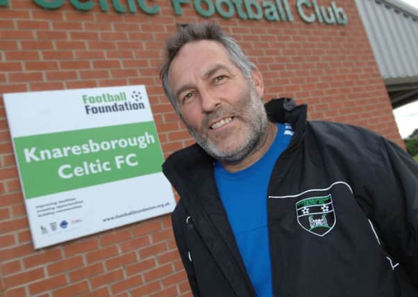 Knaresborough Celtic manager Brian Davey