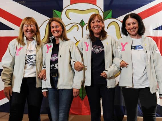 Yorkshire Rows - Janette Benaddi, Helen Butters, Niki Doeg and Frances Davies.