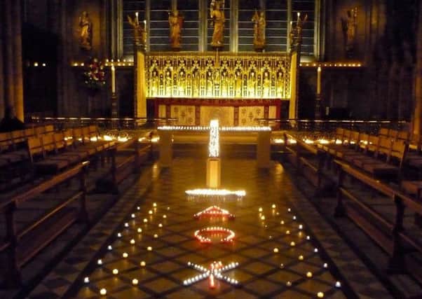 The Candlemas service will be held on Thursday 2 February at the Cathedral.