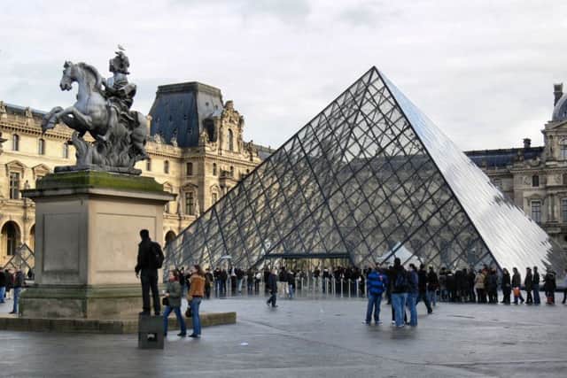 The Louvre Pyramid by I M Pei. (Copyright - David Winpenny)