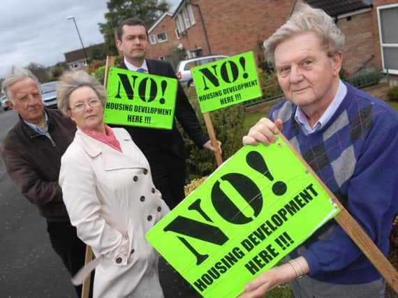 Cllr. Peter Horton. Cllr. Peter Horton with fellow councillors Cllr. Pauline McHardy, Cllr. Charlie Powell and Cllr. Andrew Williams who are organising a campaign against a proposed 450 home development on the south-west edge of Ripon.