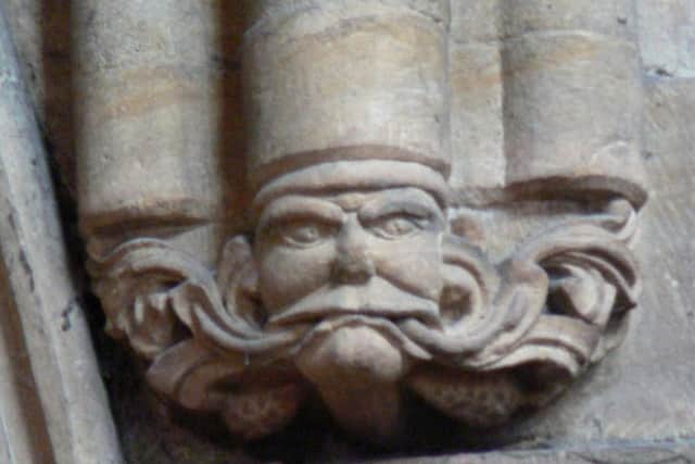 Green Man, Ripon Cathedral. (Copyright - David Winpenny)
