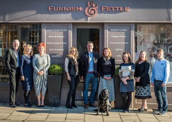 Glyn and Eleanor Goddard with their team at Furnish & Fettle in Wetherby. Following the acquisition, Furnish & Fettles dedicated interior design team will be one of the largest in Yorkshire. (S)