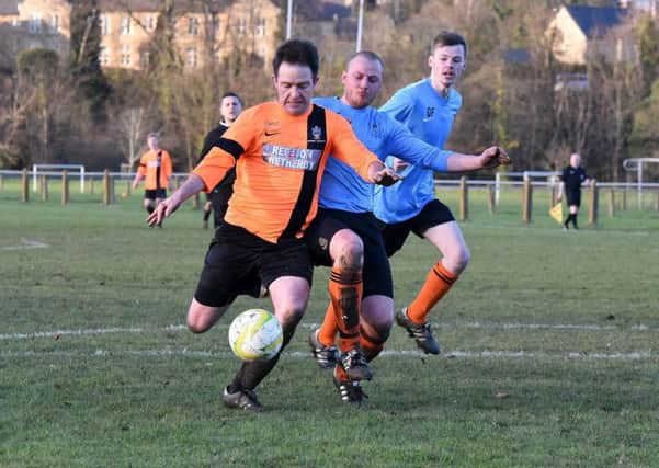 Jon Maloney scored twice in Wetherby Athletic's triumph over Oxenhope Recreation. Picture: Peter Arnett