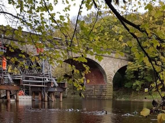 Work is well underway on Linton Bridge and with no delays is expected to be complete by this summer. Picture: Leeds City Council