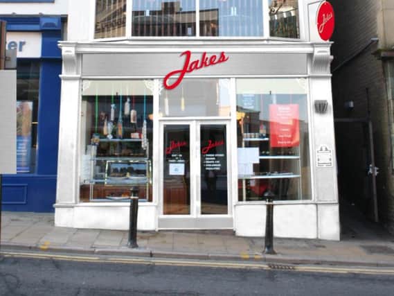 The site of Jakes cafe on Oxford Street in Harrogate which is shortly to become a new bar/cafe.