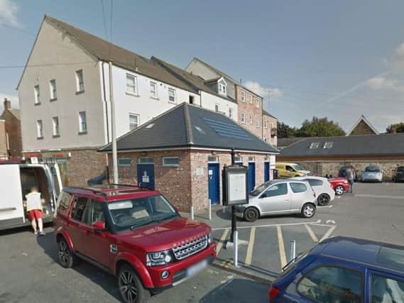 A man was found dead in the public toilets behind Sainsbury's in Knaresborough. Picture: Google Maps