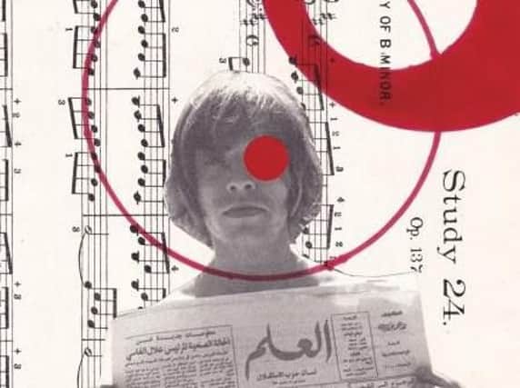 Brian (Jones) in North Africa by Thomas James Butler - Collage and pen on manuscript paper.