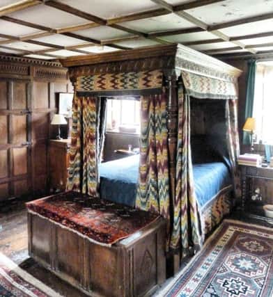 Four-poster bed at Westwood Manor, Wiltshire. (Copyright  David Winpenny)