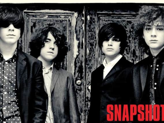 The Strypes on the cover of their debut album Snapshot.