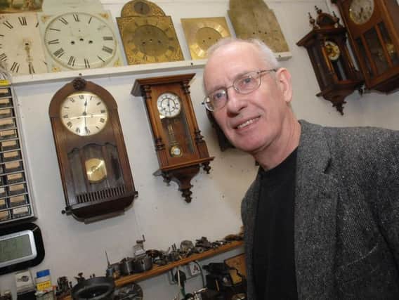 Clock maker Philip Oliver