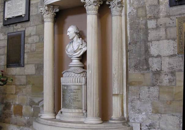 The monument to William Weddell in Ripon Cathedral . (Copyright - David Winpenny)