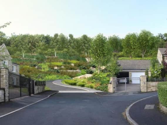 An artists impression of the proposed development from the access point leading on from Tib Garth. Picture: Kebbell Homes