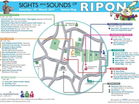 Sights and Sounds map.