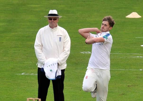 With injuries leaving Yorkshire short-handed in the bowling department ahead of the start of the Championship season, Ben Coad produced encouraging figures of 2-17 yesterday at Headingley against Leeds-Bradford students (Picture: Tony Johnson).