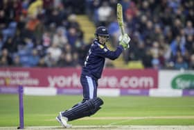 Yorkshire's Peter Handscomb top-scored for Yorkshire, but couldn't prevent defeat to Worcestershire at New Road. Picture: Allan McKenzie/SWpix.com