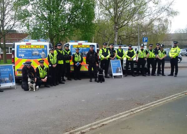 Officers from North Yorkshire Police's Project Servator