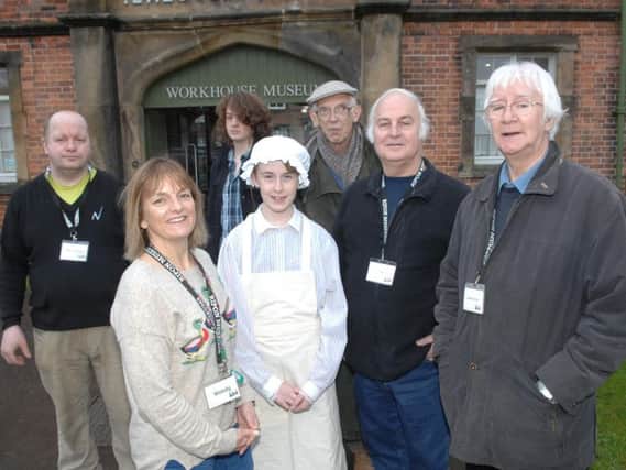 Volunteers Manager Wendy Hunwick-Brown with Ripon Museums volunteers.