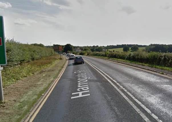 The crash happened on the A61 Harrogate road on the outskirts of Leeds. Picture: Google