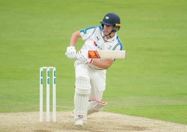 Yorkshire captain Gary Ballance in action.