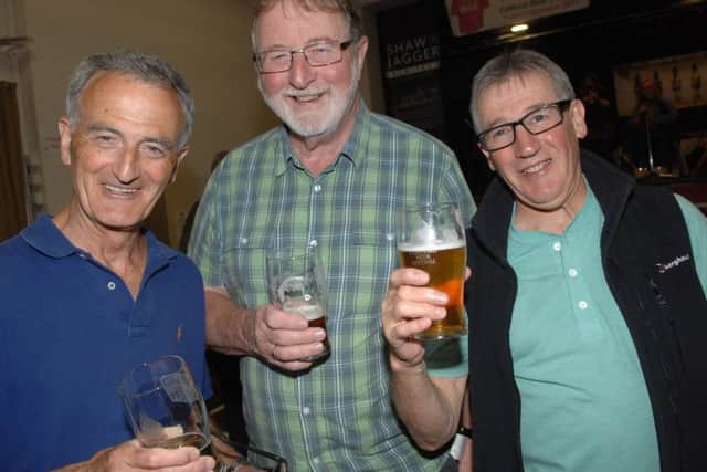 NAWN 1706245AM4 Clifford Beer Festival.Lowry Proctor, Terry Burns and Robert Jarvis. (1706245AM4)