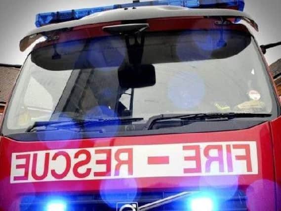 Fire crews from Harrogate, Knaresborough and Boroughbridge dealt with this morning's fire