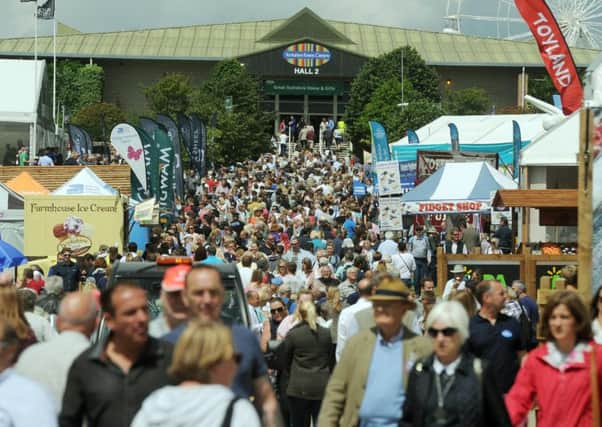 Huge crowd numbers at The Great Yorkshire Show today