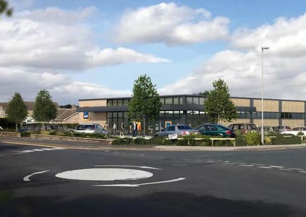 Artist's impression of the proposed Aldi store for Wetherby. (S)