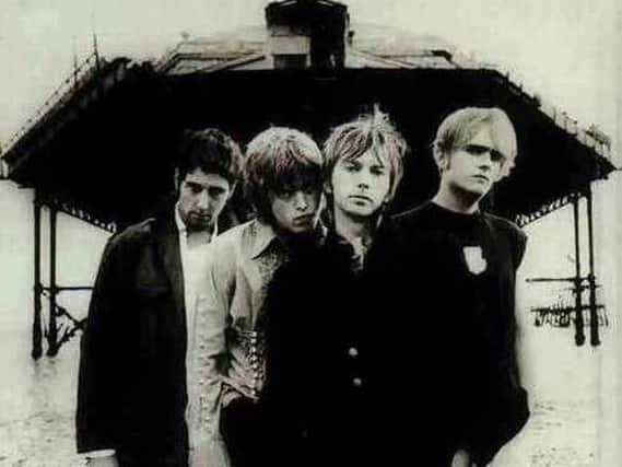 Mansun in their 1990s heyday with lead singer Paul Draper, second from right.