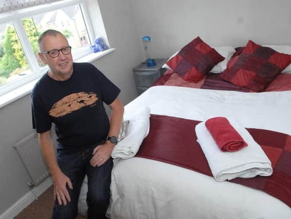 Keven O'Brien rents out rooms in his house in Bilton. Picture: Adrian Murray
