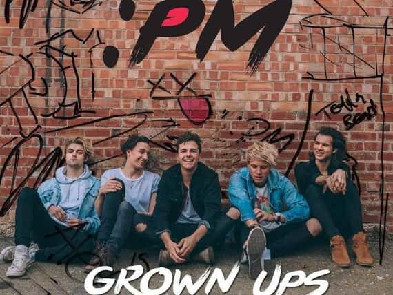The cover of :PM's new single Grown Ups.