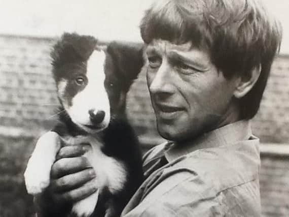 Inspiration - The late Blue Peter legend John Noakes with his famous dog Shep.
