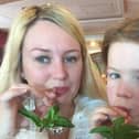Karen Llyod with her six-year old daughter, Eden