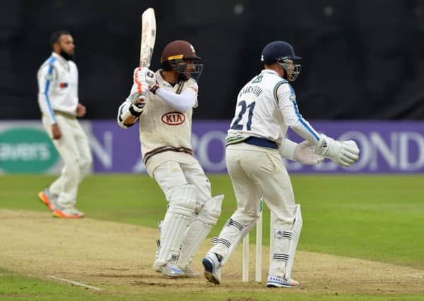 Kumar Sangakkara tormented Yorkshire for the third time this summer. (Picture: Bruce Rollinson)