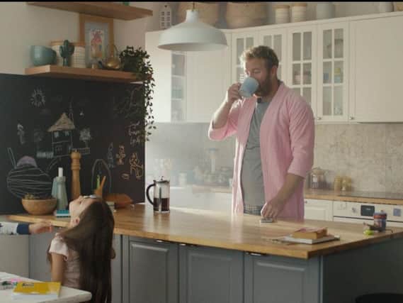 A scene from the new TV advert on Channel 4 by Taylors of Harrogate.