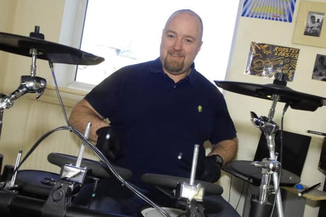 Matt Pargeter will take on the drumming challenge to raise vital funds for the Harrogate Homeless Project, the Acorn Centre in Harrogate, and Mind.