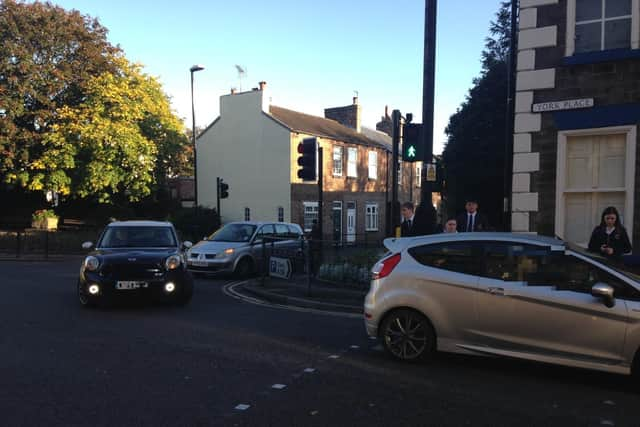 James Monaghan has called for action on the York Place/Gracious Street junction as he highlights a significant number of drivers are passing through while the pedestrian 'green man' is still showing. Picture: James Monaghan